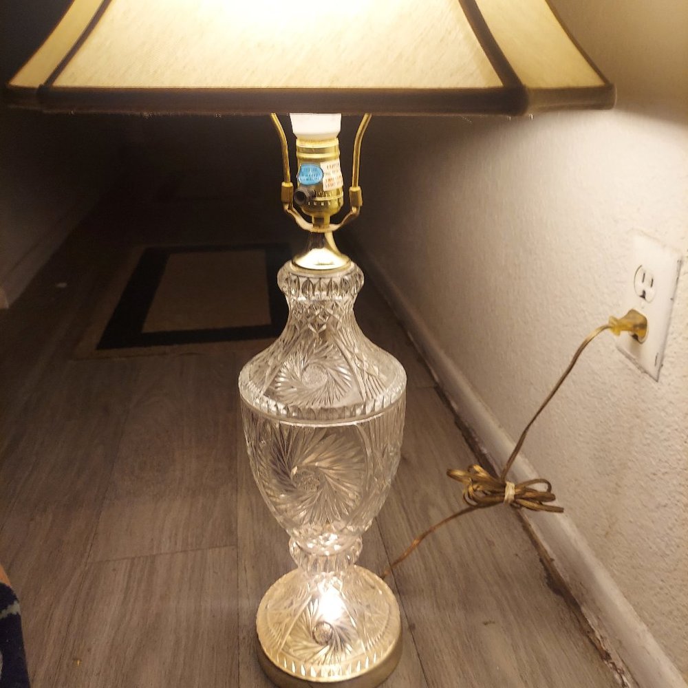 American brilliant pressed glass